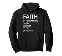 Faith transmet Tous Les problèmes au Paradis Funny Sarcastic Sweat à Capuche