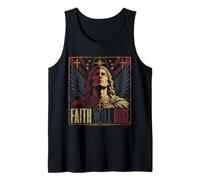 Faith Will Rise Christian Angel Warrior Cross Débardeur