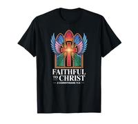 Faithful to Christ Cross 2 Corinthiens 11:3 Devotion T-Shirt