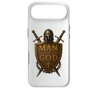 Faithful Warrior Man of God Christian Men Knight Armor Dad Coque pour iPhone Air