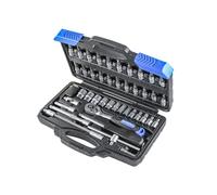 Faithfull 0.6cmD Douille Métrique et Bit Set 46 Pièce Standard Long FAISOC1446MQ