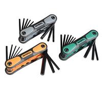 Faithfull 3 hexagonale Allen clés Torx impérial métrique étoile Xms18hexkey3 Faihkstriple