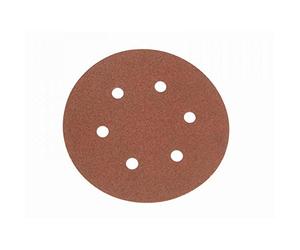 Faithfull AD150120H Disque abrasif Velcro perforé DID2 150 mm x 120 g Pack de 25 (Import Grande Bretagne)
