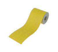 Faithfull Aluminium Oxyde Papier Abrasif Rouleau Jaune 115mm X 5m 40G FAIAR54