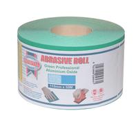 Faithfull Aluminium Oxyde Papier Abrasif Rouleau Vert 115mm X 50m 80G