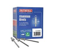 Faithfull Boîte de 500 Rivets Aluminium 5 mm Moyens (Import Grande Bretagne)