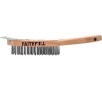 Faithfull Brosse à gratter haute performance avec raclette - 4 rangées TK9846 (One Size) (Multi Colour)