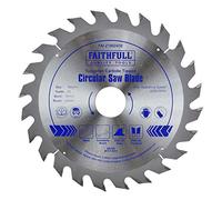 Faithfull Circular Saw Blade Tungsten Carbide Tipped 180 x 30 x 24 Tooth