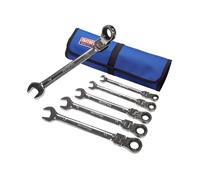 Faithfull Coffret De Clés Mixtes À Cliquet 6 Pièces Dans Trousse FAISPARAT6SR