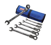 Faithfull Coffret De Clés Mixtes À Cliquet 6 Pièces Dans Trousse FAISPARAT6SR