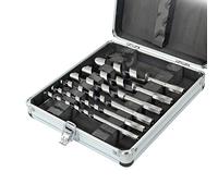 Coffret de 8 mèches à bois à spirale unique