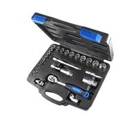 Faithfull Coffret Douilles 3/8" D Metric 26 Pièces Simple Hexagonal