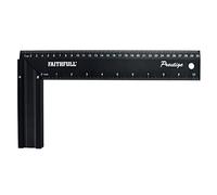Faithfull CS12CNC Prestige Équerre en aluminium Noir 300 mm Multicolore