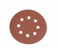 Faithfull Hook & Loop Disque de Ponçage DID3 Troué 125mm X 120G (Paquet 25)