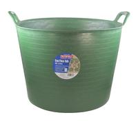 Faithfull Eco Flex Baignoire multi-usage, durable et durable avec poignées renforcées - 42 litres (9 gl), vert