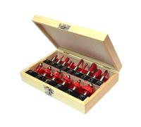 Faithfull Ensemble De Fraises TCT 1/2 Pouce, 15 Pièces FAIRBS15
