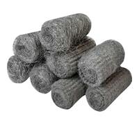 Faithfull FAIASW8A Assortiment de laine d'acier 8 x 20 g
