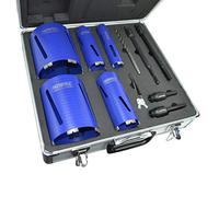 Faithfull faidckit11 Carottier diamant Kit avec étui (Lot de 11)