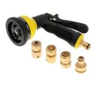 Faithfull Faihosegsk5 Kit Pistolet Pour Tuyau D'Arrosage Plus Raccords