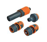 Faithfull Faihoseplkit Plastique Tuyau Fixations Starter Kit, multicolores