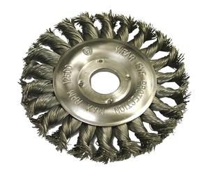 Faithfull FAIWBCT125 Wire Brush 125 x 12 x 22.2mm - 0.5mm Wire