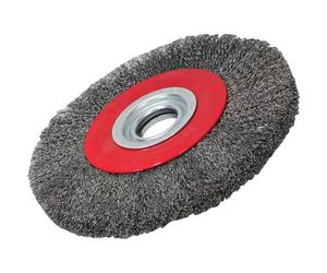 Faithfull FAIWBWW200 Wire Wheel 200mm x 25 x 32mm - 0.3mm Wire