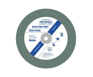 Faithfull GW20025GG Meule à meuler à usage général 200 x 25 mm Grain vert