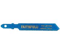 Faithfull Lame de scie sauteuse JBT76D Grain diamant 76 mm