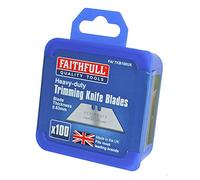 Faithfull Lames de couteau cutter Boîte de 100 (Import Grande Bretagne)