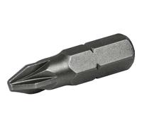 Faithfull Lot de 3 embouts de tournevis Pozi en acier de qualité S2 x 25 mm