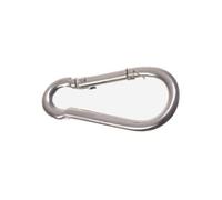 Faithfull - Lot De 4 Mousquetons En Acier Zingué Ø 4X40Mm