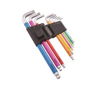 Faithfull Métrique Multicolore Clé Hexagonale Set, 9 Pièce FAIHKS9C