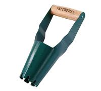 Faithfull Planteur de bulbes Manuel Countryman - Outil de Jardin en Acier au Carbone forgé avec Manche en frêne européen certifié FSC