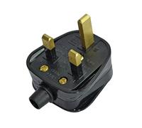 Faithfull Power Plus - Caoutchouc noir Plug 230 volts 13a - FPPPLUG13R