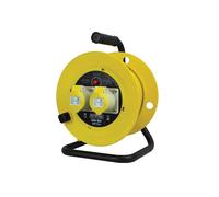 Faithfull Power Plus Ouvert Tambour Câble Bobine 110V 16A 2-Socket 25m (1.5mm )