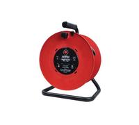 Faithfull Power Plus Ouvert Tambour Câble Bobine 240V 13A 2-Socket 50m FPPCR50M