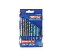 Faithfull Professionnel HSS Intermédiaire Mèche Perceuse Ensemble, 13 Pièce (1.5