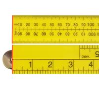 Faithfull - Règle pliante Jaune en ABS 1m (36in)