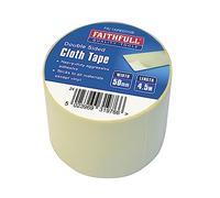 Faithfull Ruban adhésif double face résistant 50 mm x 4,5 m