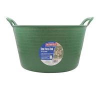 Faithfull Seau flexible Eco Flex, multi-usage, durable et durable avec poignées renforcées, 15 litres (3 gl), vert