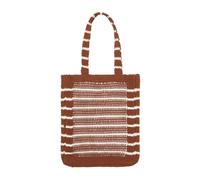 Faithfull the brand - Crochet Tote Bag - Femme - Sacs - Brun - Taille: ONE Size