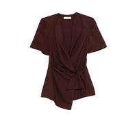 Faithfull the brand - Wrap Top - Femme - Blouses et Chemises - Rouge - Taille: 36 FR