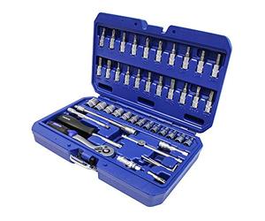 Faithfull Tools FAISOC1446MN Coffret de 46 douilles 4-14 mm-1/4" SqDr
