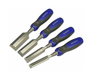Faithfull WCBUTTS4 Jeu de 4 ciseaux à bois Bord biseauté (Import Grande Bretagne)