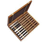 Faithfull WCTSET8B HSS Outils de tournage Coffret en bois 8 pièces (Import Grande Bretagne)