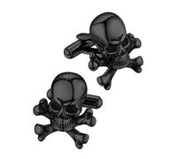 FaithHeart Boutons Manchette Tête de Mort Noir Homme