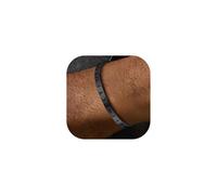 FaithHeart Jonc Ouvert Femme Viking Runes Bracelet Runique Bracelet Manchette Noir Bijoux Rune Nordique