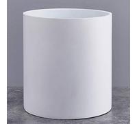 FaithLand Pot de Fleurs 35,6 cm - s'adapte Parfaitement au Support de Plantes Moderne du Milieu du siècle - Bouchon de Drainage et écran en Maille de Drainage - Blanc Mat