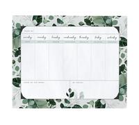 Faithworks Christian Gifts - Planificateur de bureau hebdomadaire inspirant - 20,3 x 25,4 cm - Il restaure mon âme