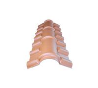 Faîtière PVC pour toiture imitation tuile mini - L: 104 cm - l: 43 cm - Antique